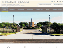 Tablet Screenshot of jpiihighschool.org